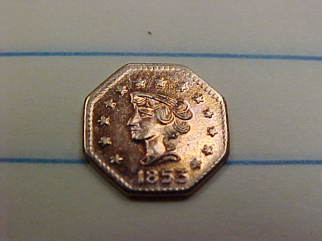 1853-1/4-Calif.-Gold-Token-Real-Or-Fake
